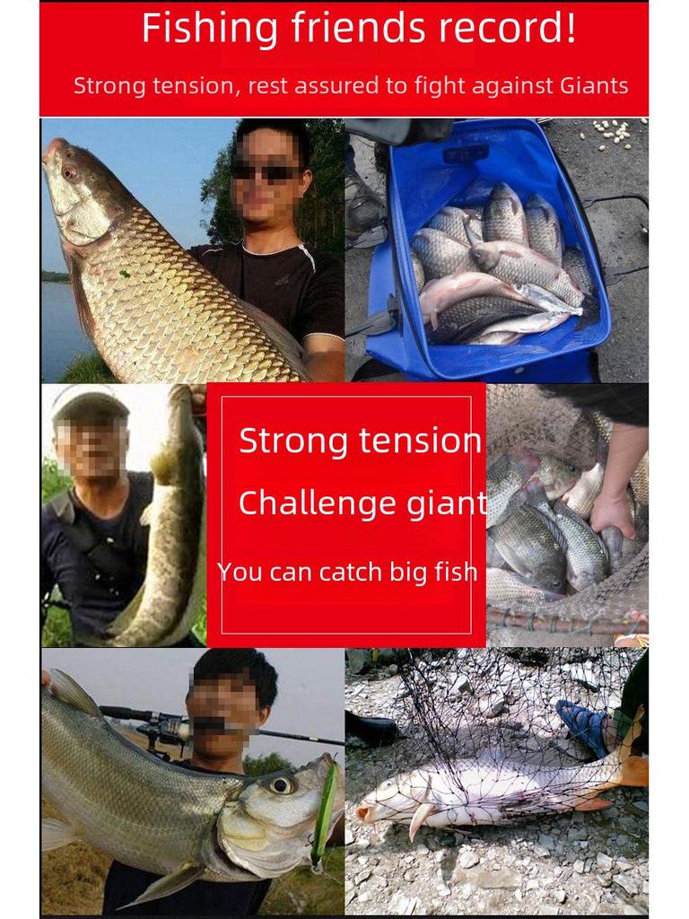 Yudeli PE Fishing Line - 300 Meters, 4 Braided, Powerful, Anti-Bite