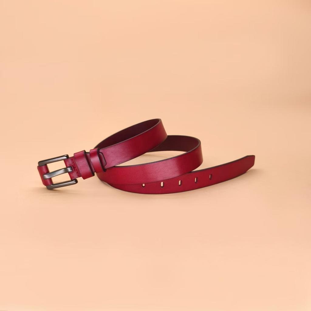 Простой женский ремень первого слоя, универсальный ремень, женский изящный декоративный модный ремень с пряжкой