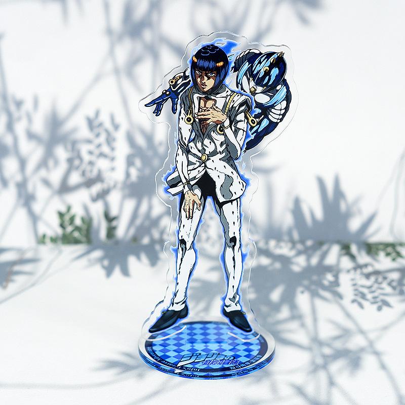 Фигурка аниме JoJo Bizarre Adventure, милый косплей, акриловая подставка, модель, тарелка, декор для стола, брелок с вывеской для подарков другу