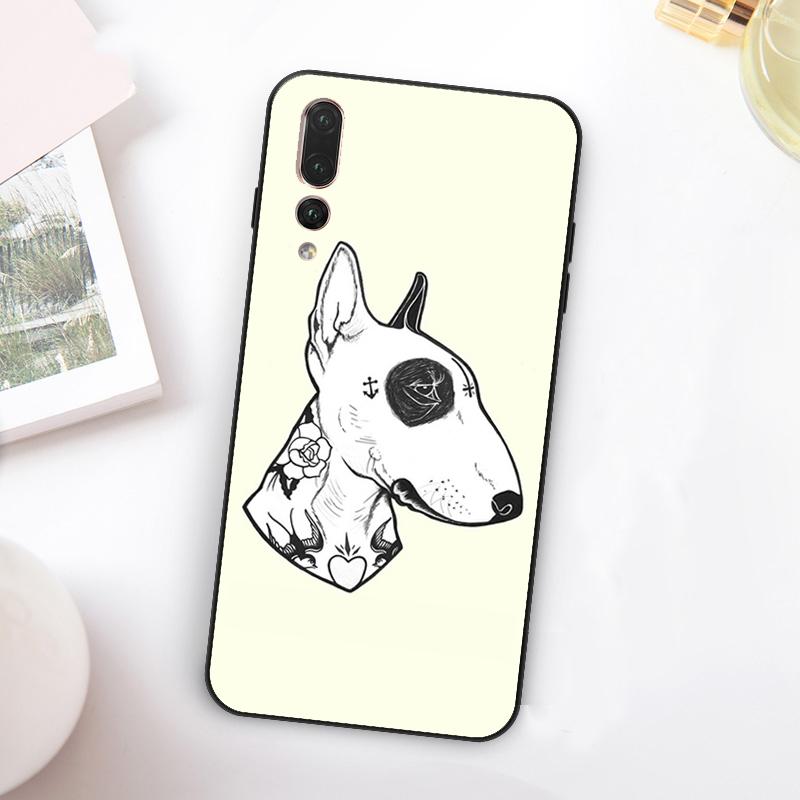 Чехол для телефона Huawei Nova 11 10 9 SE Y70 Y60 Y90 Y61 Y91 Y73 Y72 12i 11i 8i P30 P40 Lite P60 Pro с изображением английского бультерьера