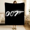 British Legend J James B Bond 007 Blanket Soft and Skin Friendly For Couch Bed Napping Bedspread All Seasons Comforter