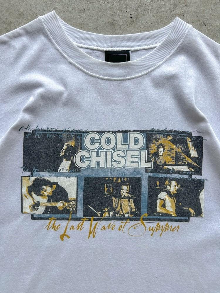 Винтажная футболка Cold Chisel The Last Wave of Summer 1998 года PNA_368 Унисекс