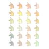 Holographic Sticker - MEGACREA DIY - Unicorn - 48 Pcs - 2.5 X 1.8 Cm - Mixed