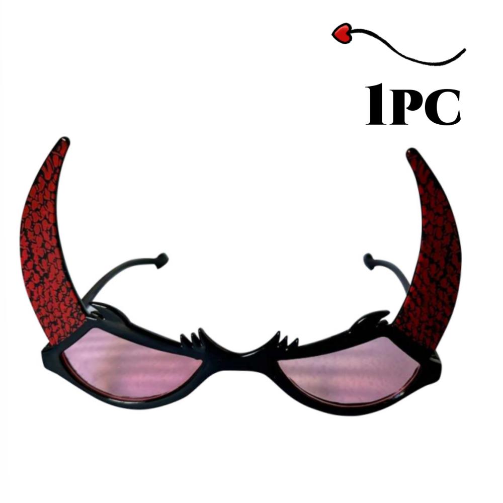 Хэллоуин Модные очки Новинка Косплей Реквизит Фотоаксессуары Сувениры для вечеринки на Рождество Уникальный дизайн Декор для линз
