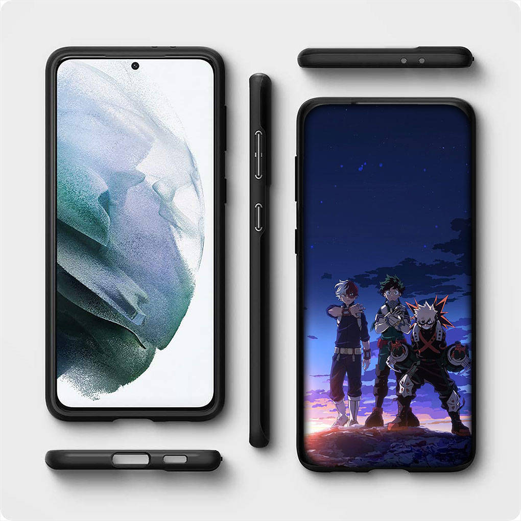 Для iPhone 16 15 X XR Samsung Galaxy S24 S23 Plus Xiaomi Redmi Note 13 12 11 Pro Max 10 14 OPPO Huawei Чехол My Hero Academia Bnha Todoroki Shoto Чехол