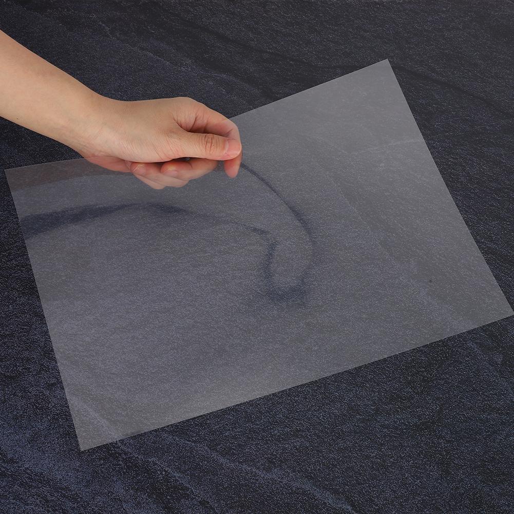 100 шт. переплетная пленка для обложки, канцелярские принадлежности, прозрачная, плоская, без царапин 