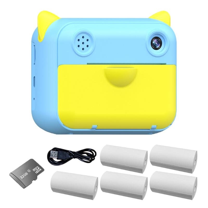 Детская камера мгновенной печати Polaroid Toys Детская цифровая термопечатающая камера