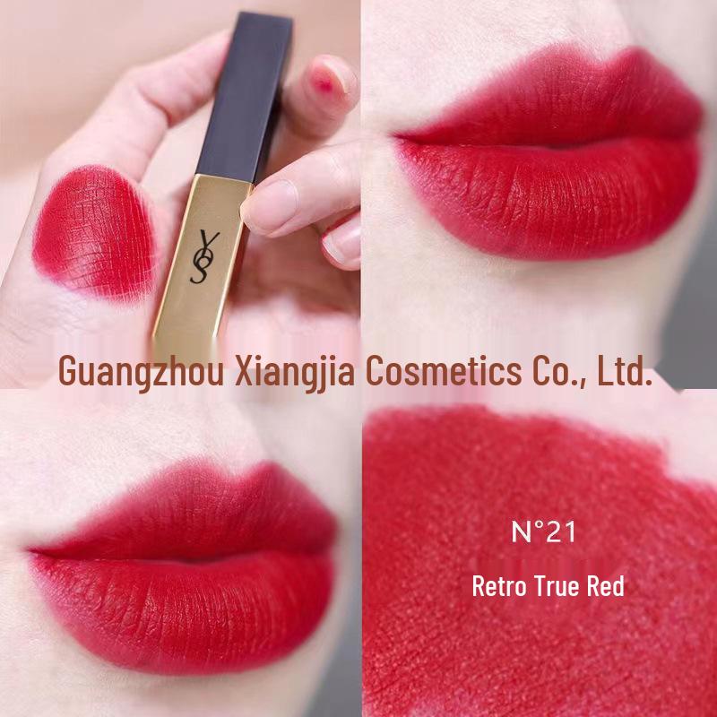 Набор помад YS Luo Jiakou Gold & Little Black Bar (1966 21, 314, 302) - Оригинальная косметика YSL для женщин