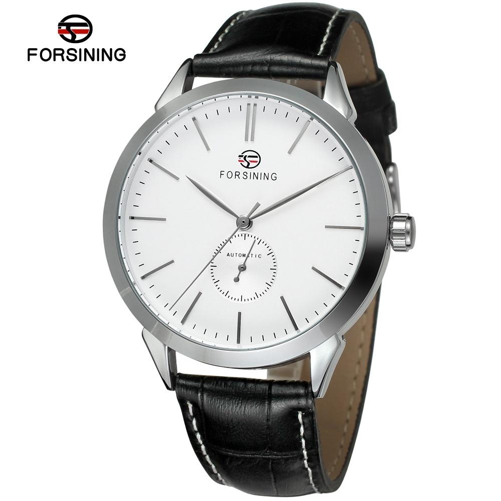 Forsining Men Fashion Casual Simple Mechanical Watch