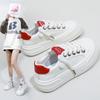 Белые туфли для женщин, новые весенние студенческие универсальные повседневные кроссовки в корейском стиле, модные кроссовки на толстой подошве Z7701