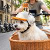 Outdoor Pet Protection Gear Adjustable Mini Puppy Helmet for Small And Medium Dogs Lightweight Protective Cute Dog Sun Hat Safety Hat Headgear with