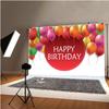 С Днем Рождения Фон Ткань Баннер Фото Реквизит Вечеринка Домашний Декор Стены