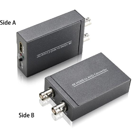 4K HDMI To AHD Converter 4K 60Hz HDMI Input To 1080p Video Display BNC AHD Out for Computer PC Camera DVR To TV Monitor