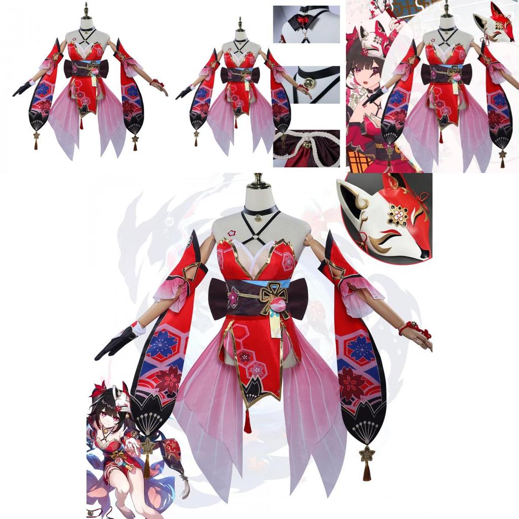Japanese And Korean Casual Style Fireworks Cosplay Costume Polyester Fabric Xs-xxxl Sizes