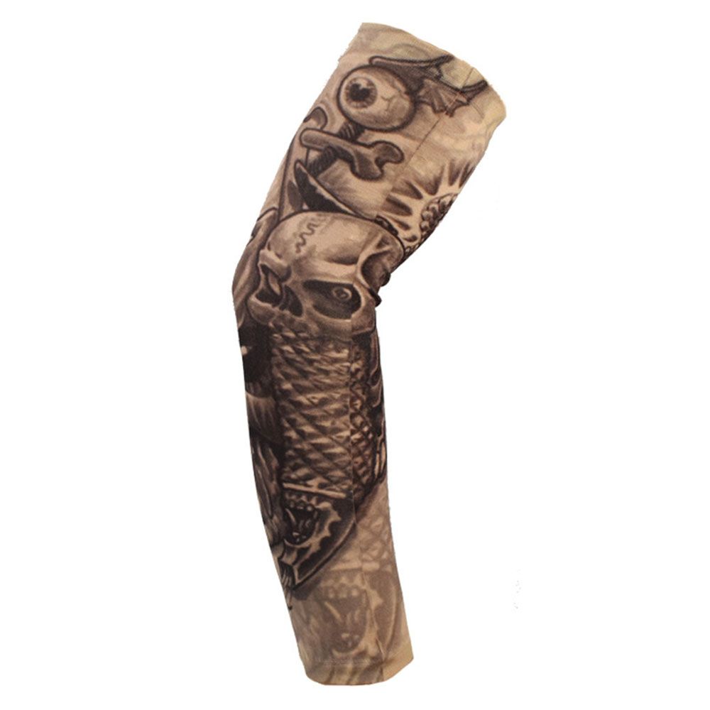 Спортивная защита от ультрафиолета, баскетбольная накладка на руку, татуировка, рукава, защита от солнца, цветочные рукава