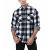 Men's Men's Plaid Shirt Facecloth Milled Warm Shirt Men's Models In Europe And The United States Casual Shirt