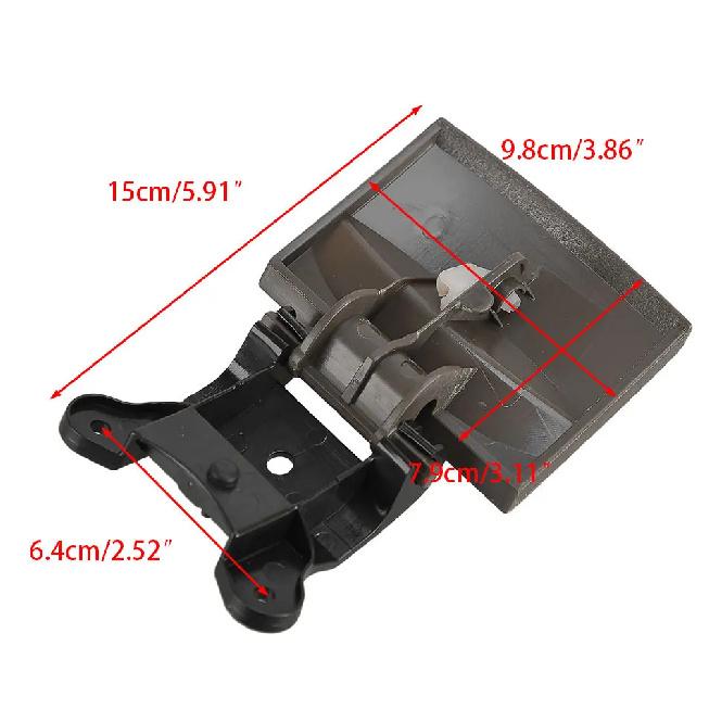 ZR95XDHAH Emergency Parking Brake Release Pull Handle fit for Dodge RAM 1500 2500 3500 2006 2007 2008 2009 Dark Brown