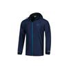 Hooded Breathable Zip Long Sleeve Jacket Men Jacket Navy 2011C330-400