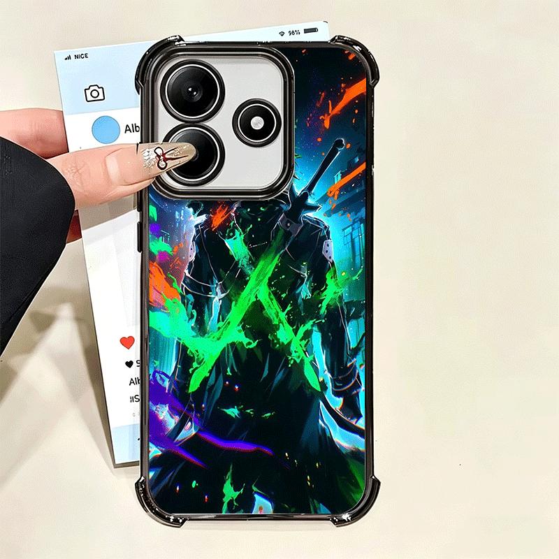 Чехол для телефона Sword Art Online Кирито с покрытием для Xiaomi Poco X5 X6 X7 X8 Pro Max F8 Ultra F7 M8 M7 M5S Redmi 15C 15 14C 13C 13 X3