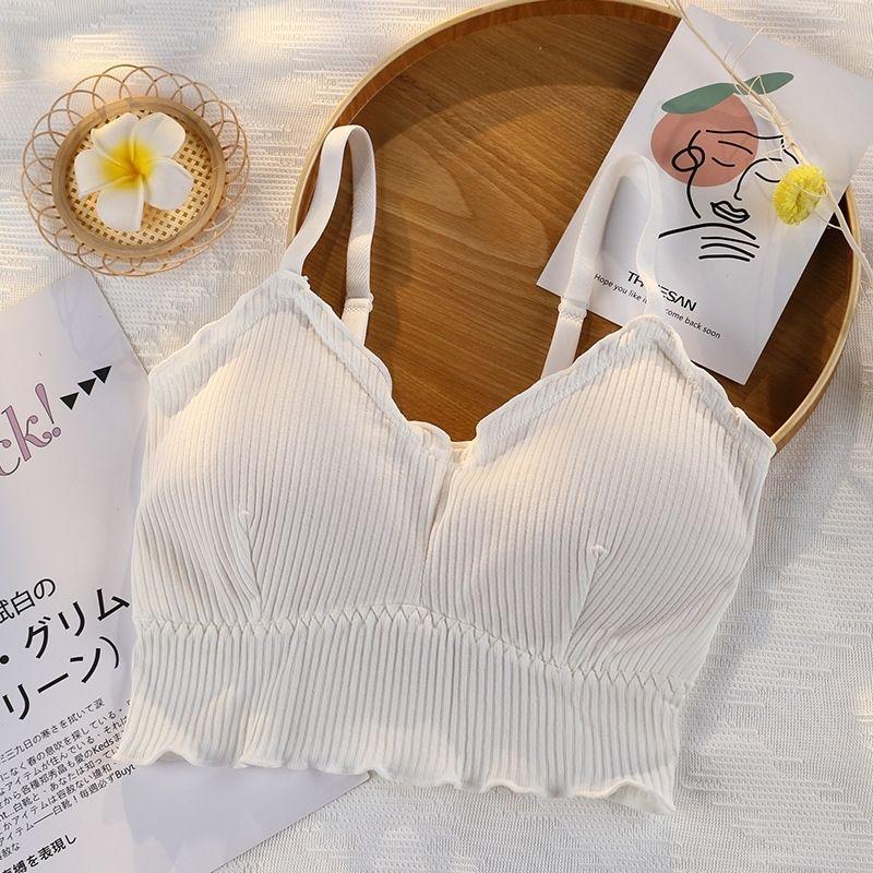 Однотонные простые бюстгальтеры для девочек, беспроводное нижнее белье, бюстгальтер без спинки, женские бюстгальтеры, бесшовные бюстгальтеры пуш-ап с подушечками