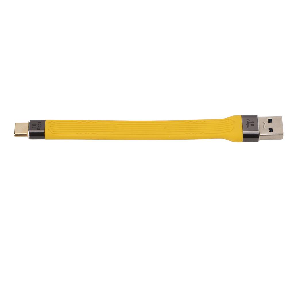 Короткий кабель USB A — USB C Портативный Маленький Гибкий кабель FPC PD 100 Вт 5 А 10 Гбит/с Быстрая зарядка Короткий кабель USB C