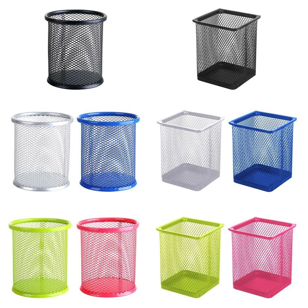 Multicolor Office/School Desk Tidy Storage Case Mesh Pen Pot Pen Holder Stationery Organiser