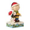 Шарф Snoopy & Charlie от JIM SHORE <Рождество> 6017237