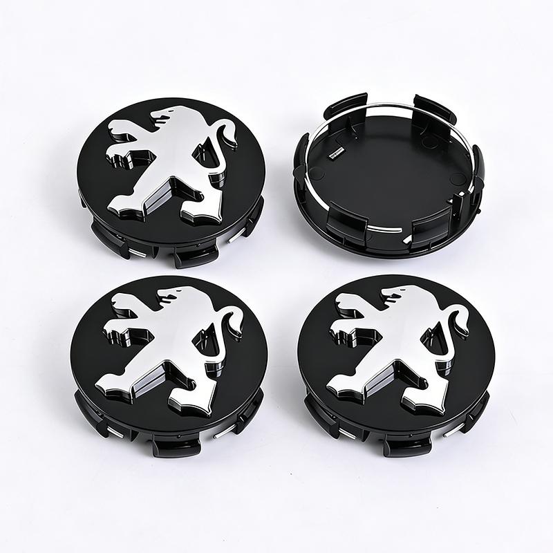 4 шт. Автомобильный значок Колпачок центральной ступицы колеса Автоаксессуары Для Peugeot 408 4008 308 3008 Rifter 5008 508 2008 208 301 RCZ 407 108