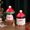 Tinplate Christmas Candy Storage Box Santa Claus/Snowman/Penguin Snack Candy Packaing Box  for Kids