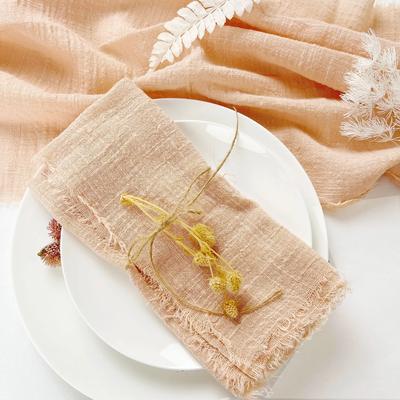 50 шт. свадебных декоративных салфеток Burr Terracotta Sage, кухонное полотенце из хлопковой марли в стиле ретро для вечеринок, обеденный стол в деревенском стиле