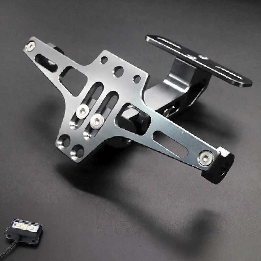 CNC Aluminum Motorcycle License Plate Mount Adjustable Tail Tidy Bracket For MSX Motorbike Exterior Modification