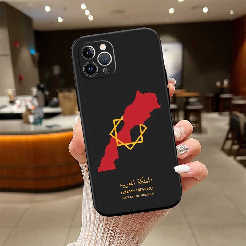 Morocco Flag New High-End Shell Phone Case for Redmi Note 13 14 Pro+ Plus A3 A3X 13X 13C 13R 14S 14C 14R