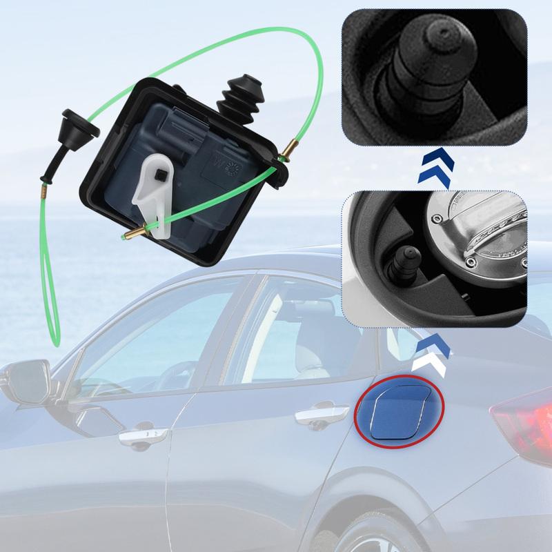 3-контактный привод лючка бензобака в сборе с дверью для Honda Civic 2016 2017 2018    74700-TBA-A02 74700TBAA02