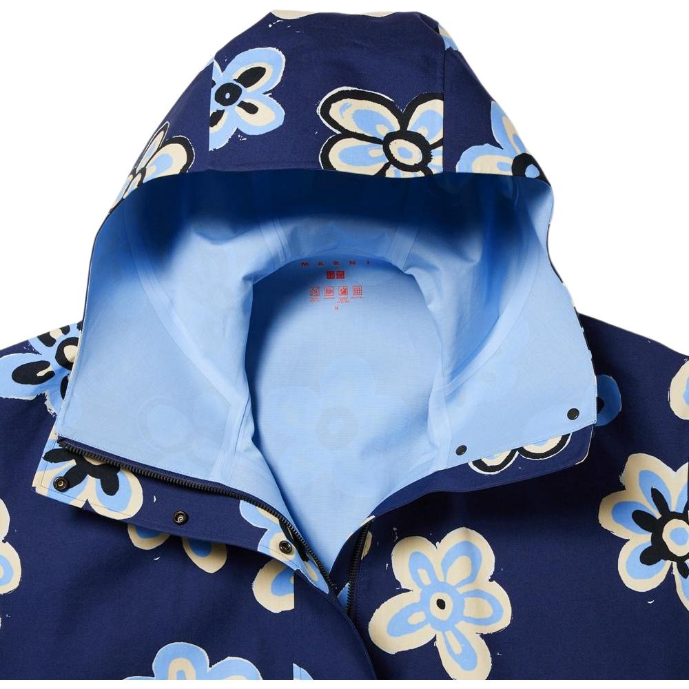Uniqlo Женское полупальто X MARNI Block Teck (Азия) Цветочный женский стритвир 451545-68