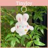 Cuddly And Cozy Rabbit Plush Toy Keychain With Soft Texture And Options Colorful