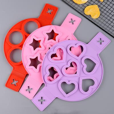 1 шт. антипригарные формы для блинов, кольцо, многоразовые силиконовые формы для жареных яиц, блинница, кольцо для яиц, кухонные принадлежности для приготовления пищи и выпечки