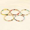 Богемский многослойный эластичный браслет из бисера миюки - Дизайн в стиле колор-блок для женщин