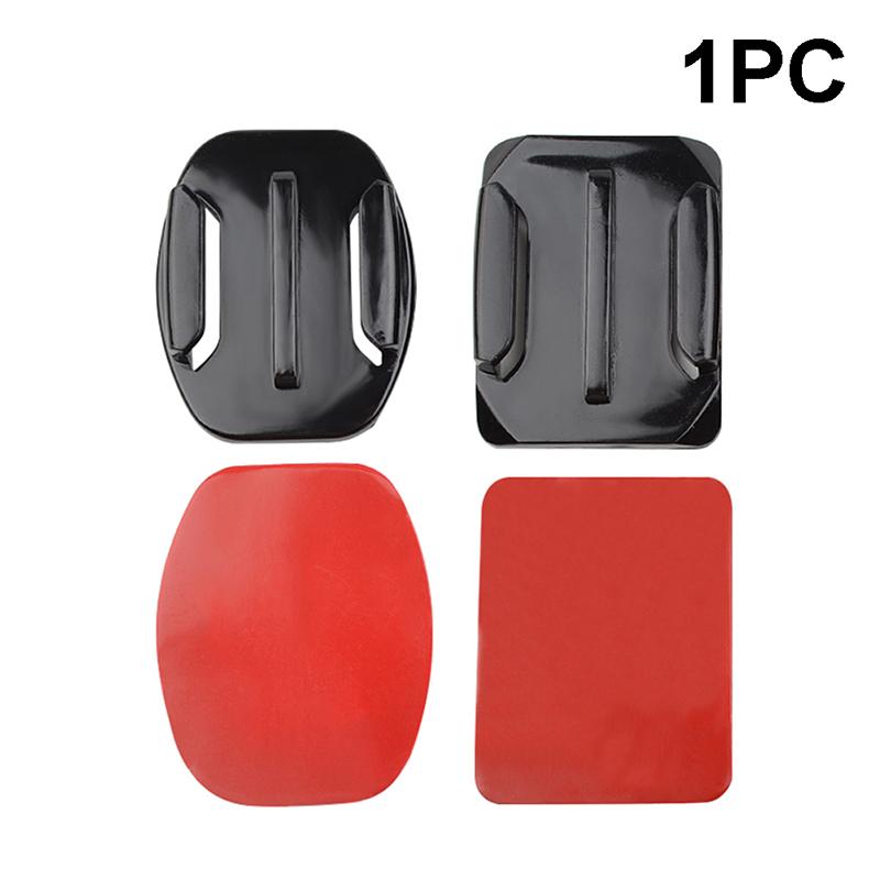 Изогнутые плоские крепления на 3M-скотче Набор креплений-наклеек для GoPro Hero 10 9 8 7 6 6 Xiaomi Yi 4K SJCAM Go Pro Аксессуары для экшн-камеры