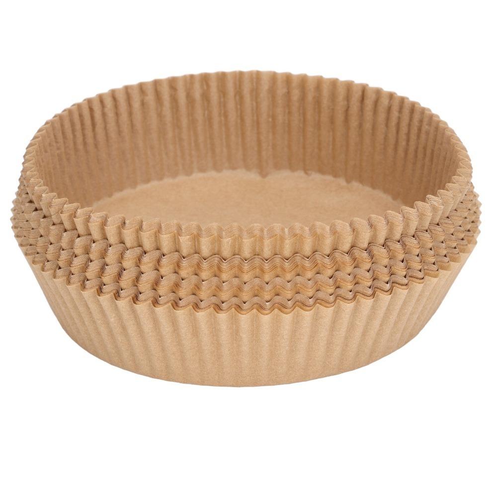 200pcs Non-Stick Surface Air Fryer Liner Unbleached Paper Non-Stick Paper Liner Baking Roasting