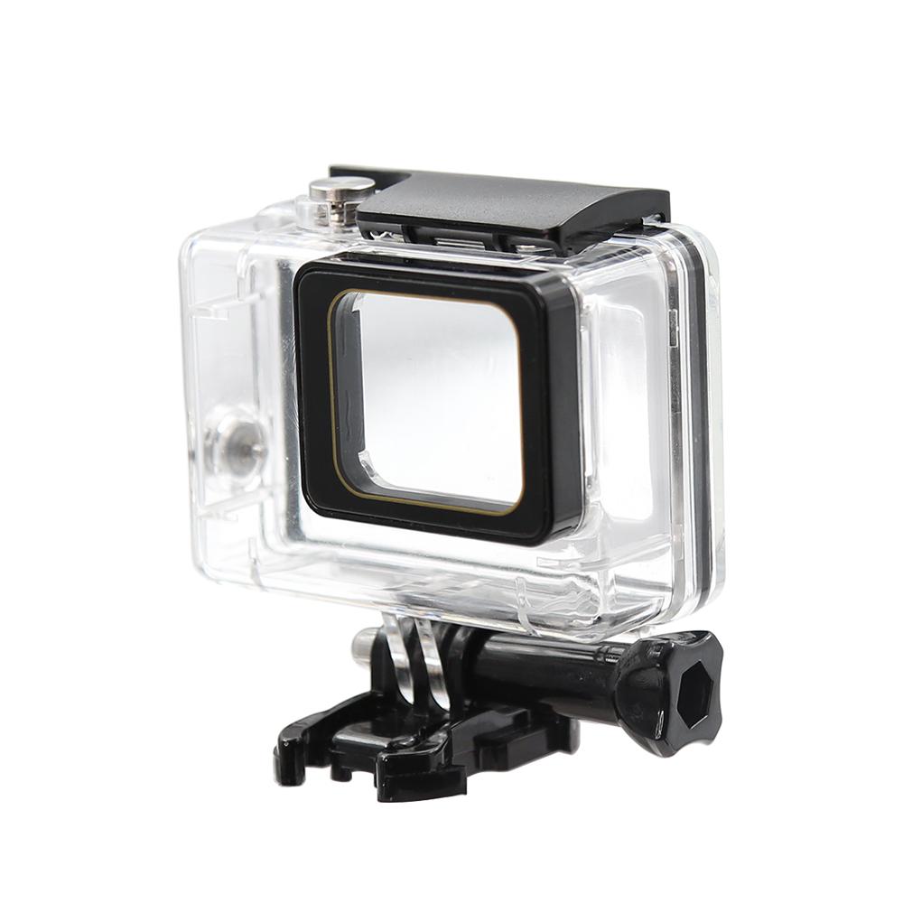 Водонепроницаемый чехол для подводного погружения для Go Pro GoPro 5 6 7 Hero, черный защитный чехол, крепление для корпуса с фильтром