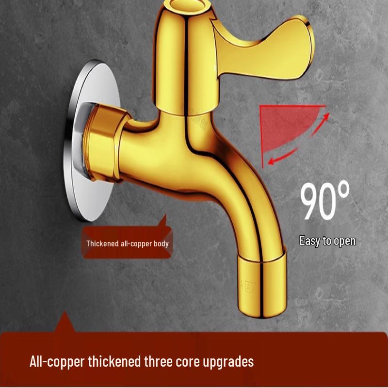 Xihe Rotatable Brass Washing Machine Faucet