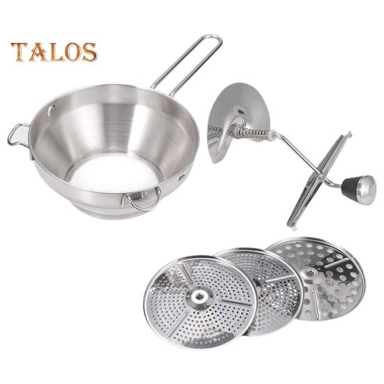 Tomato Milling Disc Ergonomic Design Grinding Food Grade Labor-saving Anti-cracking Mill Kitchen Supplies