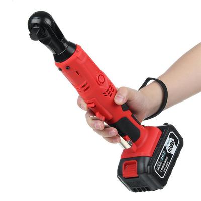 108 В 160 Нм Аккумуляторный электрический ключ Трещотка Инструмент для ремонта Перезаряжаемый угловой ключ с 2 батареями