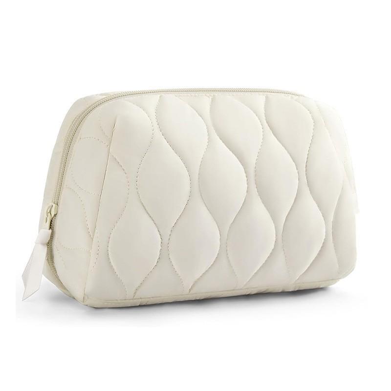 Customized Makeup Bag Quilted Travel Cosmetic Bag Travel Zipper Pouch - Cosmetic Organizer for Women