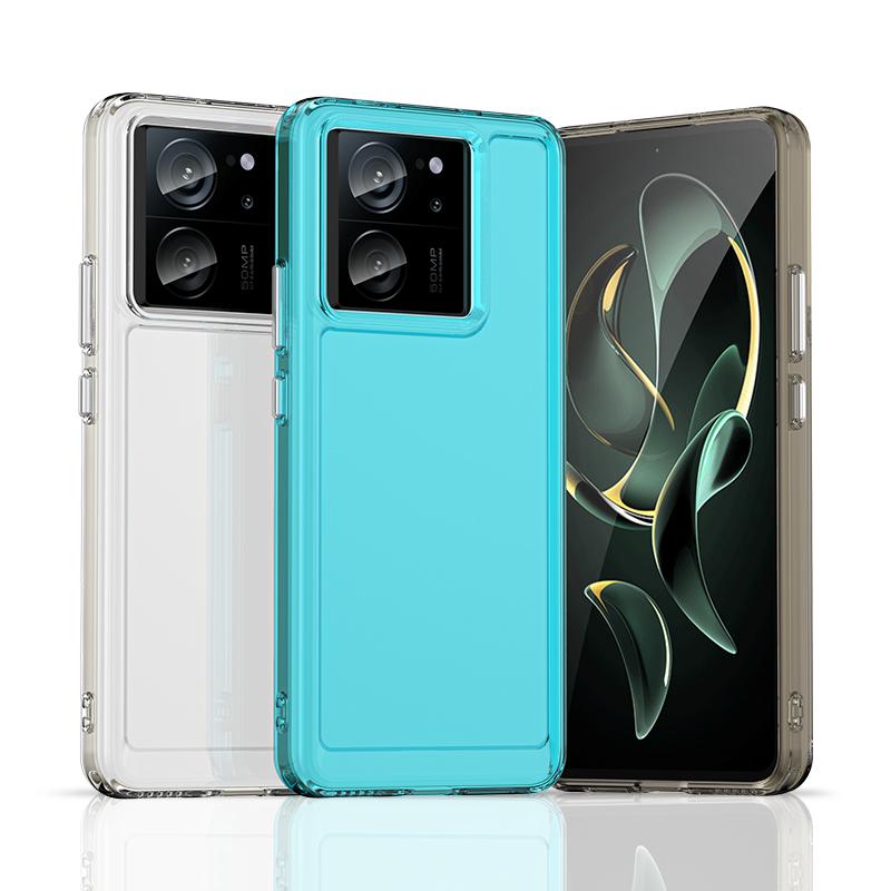 Для Xiaomi 13T Pro Чехол Прозрачный конфетный силиконовый TPU противоударный чехол Xiaomi 13T Pro Чехол Защитный чехол для телефона Xiaomi 13T Pro