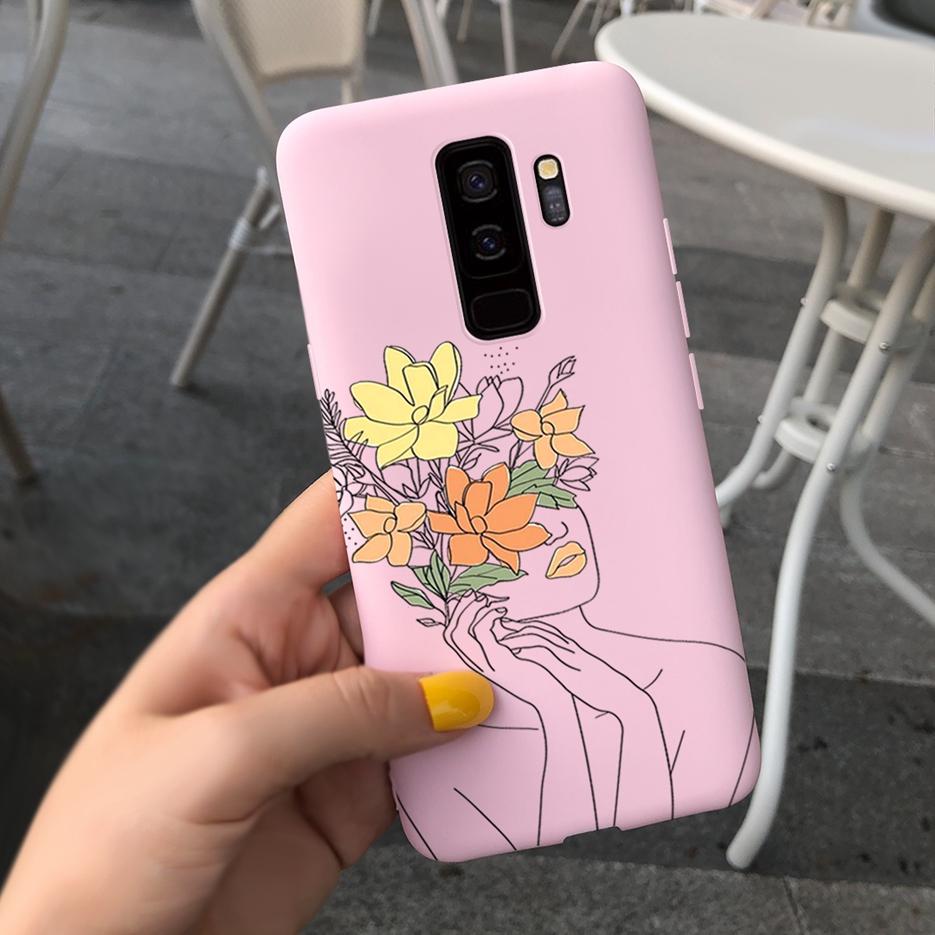Чехол для Samsung Galaxy S9 Plus S9+ G965F Милый Конфетный Расписной Fundas Матовый Чехол для Samsung S9 S9+ S 9 Plus Чехол для Телефона Мягкие Сумки