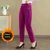Autumn and Winter Women's Corduroy Pants Casual Fashion Women's Warm Pants Straight Pants