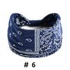 Boho Headbands Wide Knot Hair Scarf Floral Printed Hairband Elastic Turban Headwrap Stretch Head Bands Bandana Fashion Hair Accessories for Women