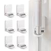 Mop Holder Wall Mount Broom Mop Hanger Punch-Free Self-Adhesive Umbrella Mop Clip Organizer Storage Rack Bathroom Accessories
