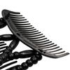 1/4Pcs Women Wooden Beaded Hair Combs Handmade Stretch Double Side Clips Salon Combs Bun Maker Hair Accessories